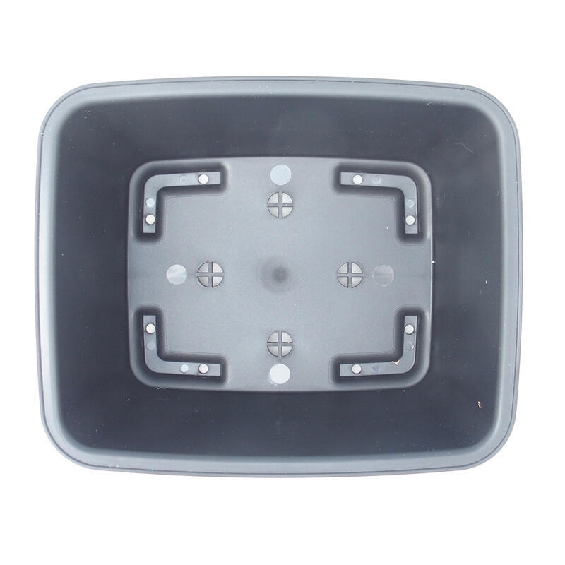 Bonsai tál műanyag MP-9 fekete - 23 x 19 x 9 cm