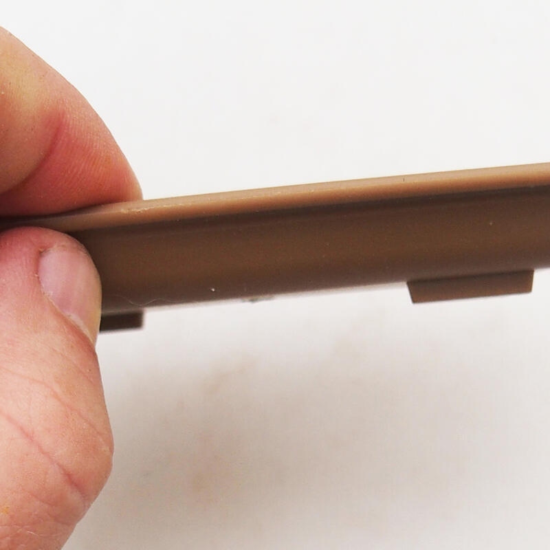 Bonsai csészealj műanyag PP-3 kávé 11 X 8 X 1,5 CM