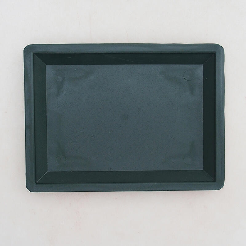 Bonsai csészealj műanyag PP-3 zöld 11 X 8 X 1,5 CM