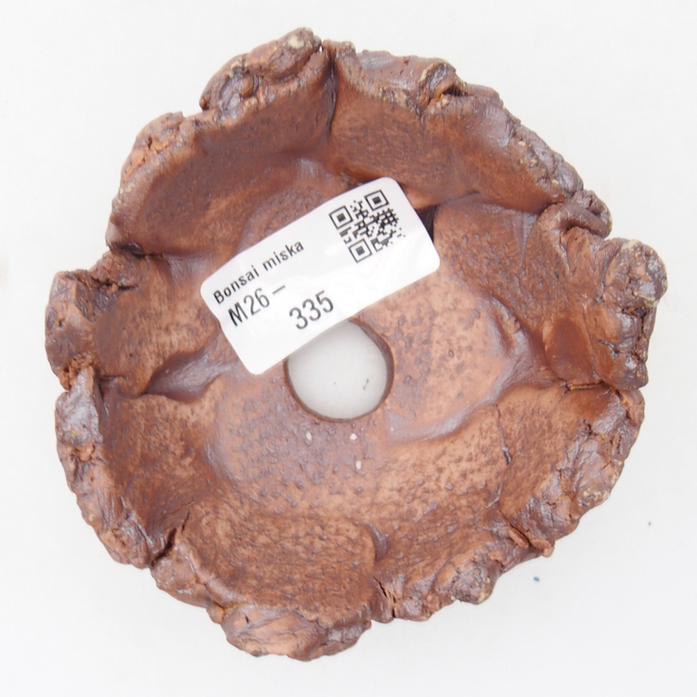 Kerámia kagyló 9 x 9 x 5,5 cm , színe barna