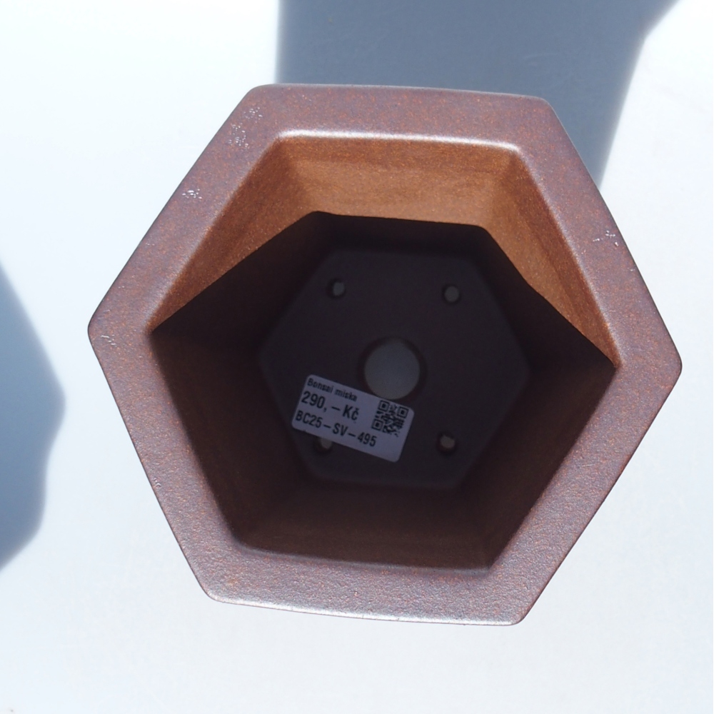 Tál 15,5 x 14 x 14,5 cm barna színben