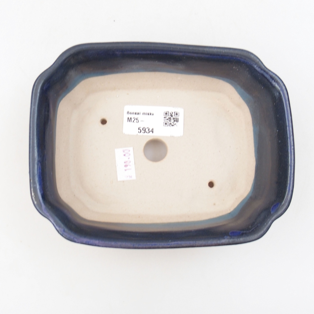 kerámia bonsai tál 22 x 17 x 5 cm, zöld