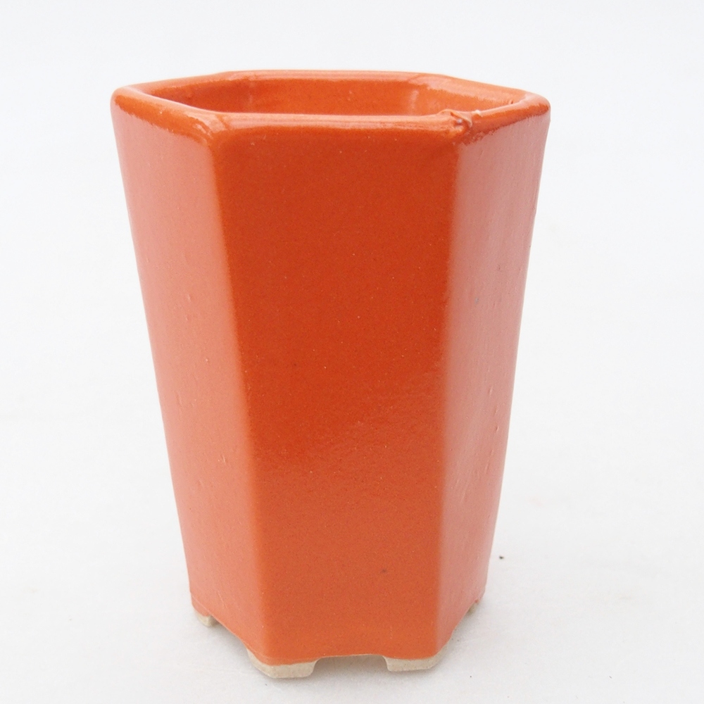 Mini bonsai tál 5 x 4,5 x 6,5 cm, narancssárga