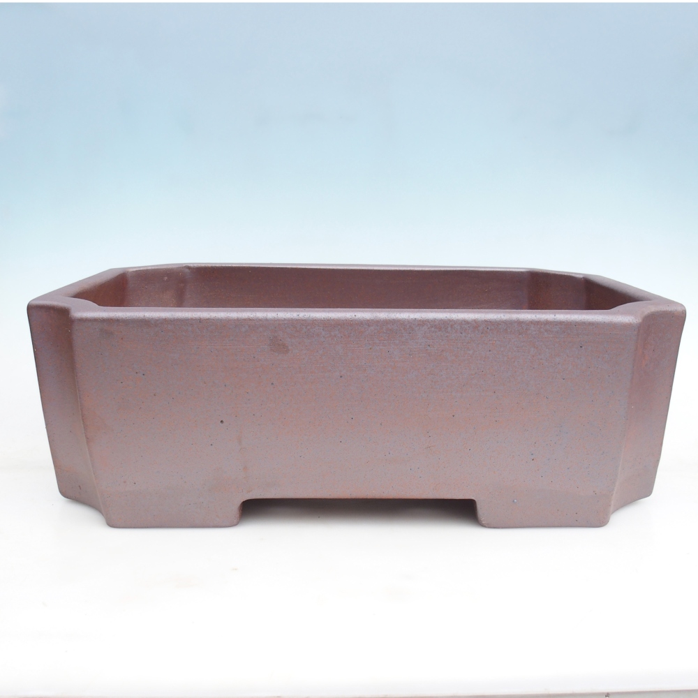 kerámia bonsai tál 52,5 x 35,5 x 18 cm , fém színű - CSAK SZEMÉLYES ELSZÁLLÍTÁS vagy raklapos szállítás