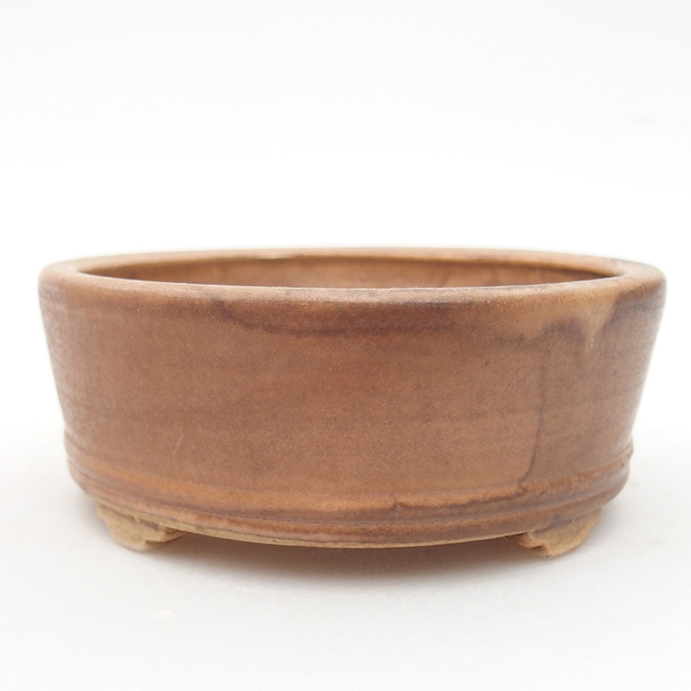 kerámia bonsai tál 9 x 9 x 3,5 cm, rózsaszínű