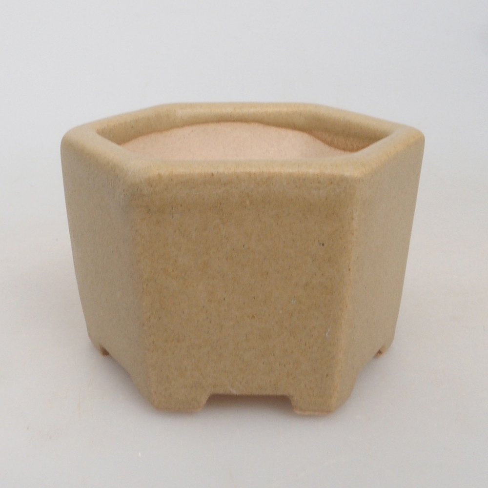 Mini bonsai tál 6,5 x 6 x 4 cm, barna