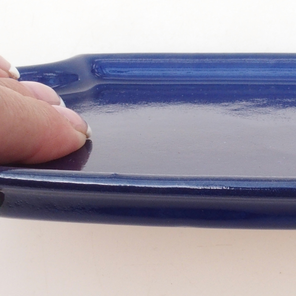 Kerámia tál H03 - 17 x 12,5 x 1 cm - kék