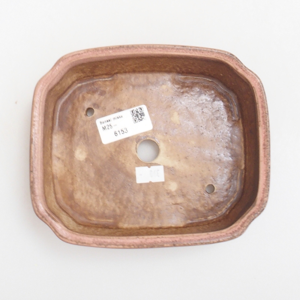 kerámia bonsai tál 10 x 8,5 x 4 cm, barna