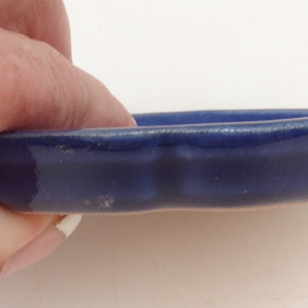 Kerámia tál H95 - 8 x 8 x 1 cm - kék