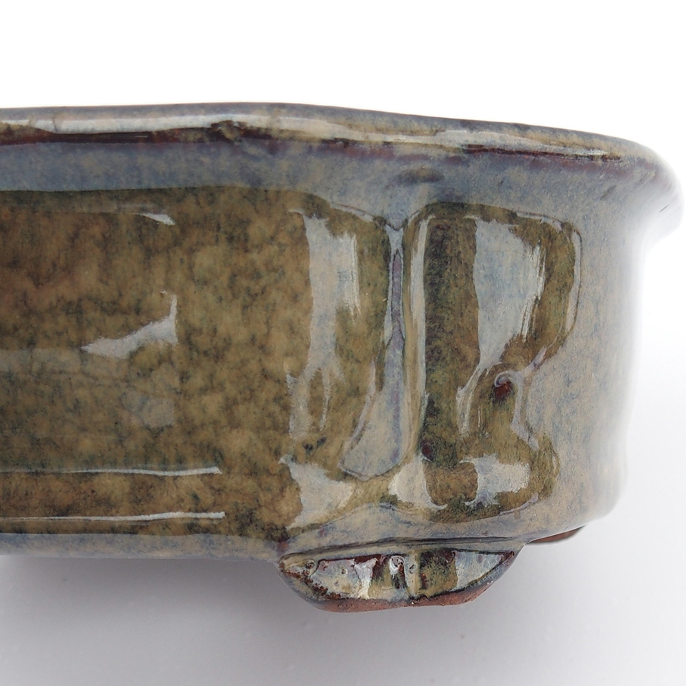 Tál 16 x 13 x 5,5 cm szürke-bézs színben