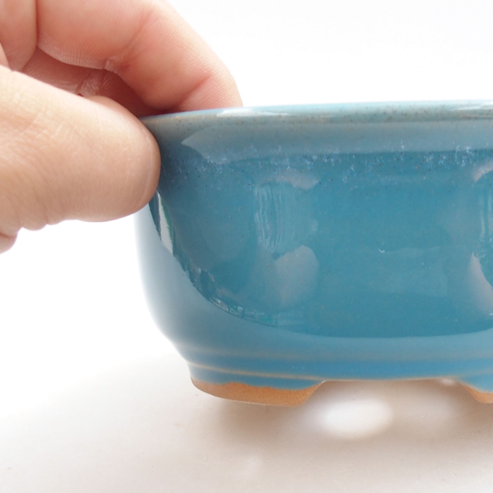 kerámia bonsai tál 22 x 17 x 5 cm, zöld