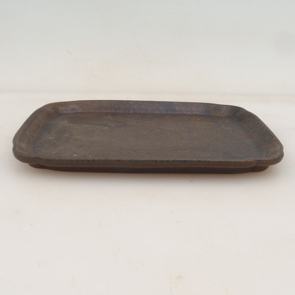 Kerámia tál H50 - 18 x 13 x 1 cm - barna