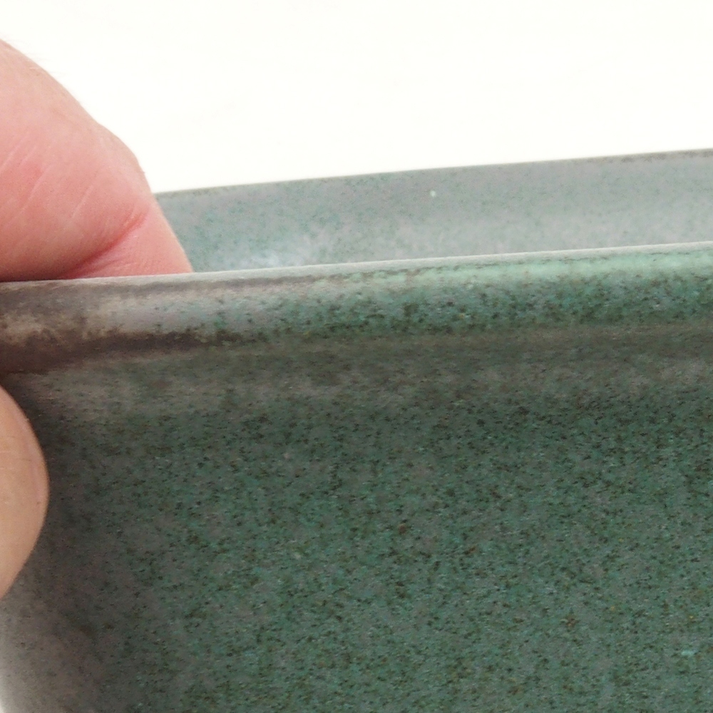 Bonsai tál H36 - 17 x 15 x 7,5 cm. - zöld