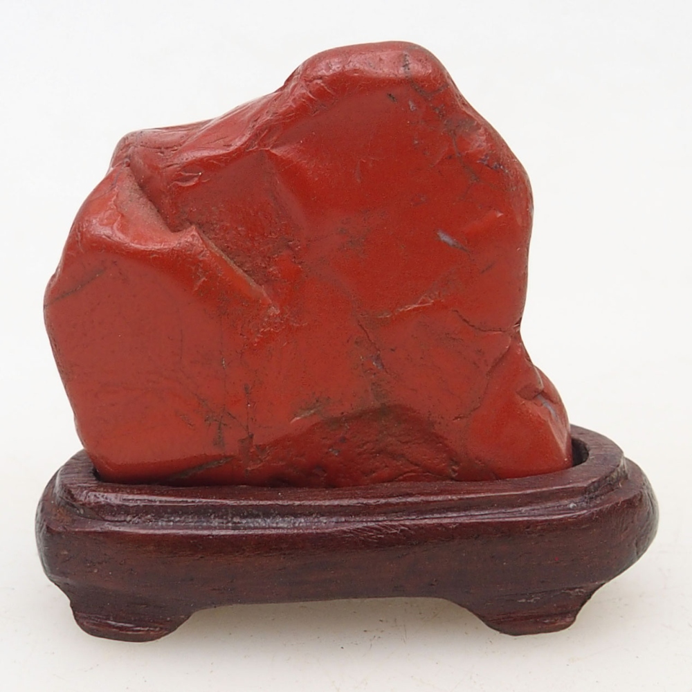 Suiseki - Kő DAI-val (fa alapon)