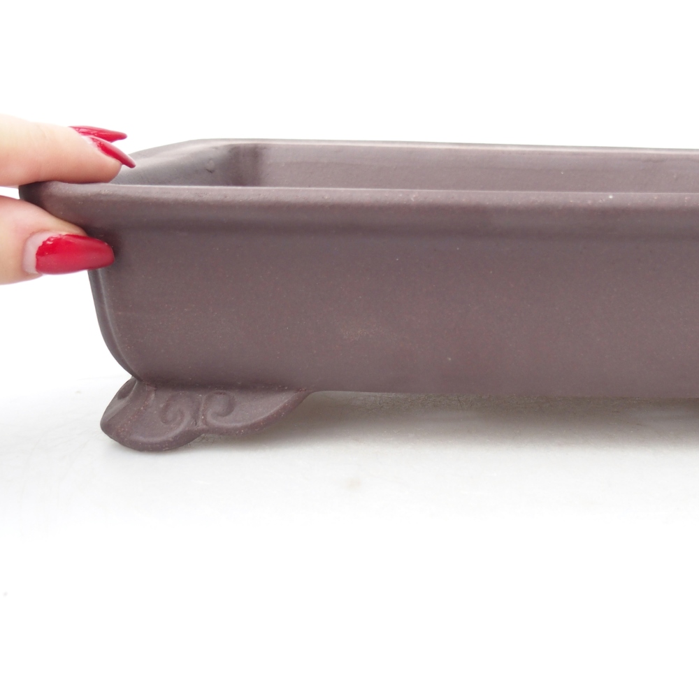 Tál 25 x 19,5 x 6 cm barna színben