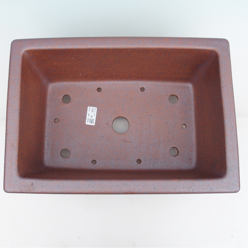 kerámia bonsai tál 41,5 x 29 x 17 cm , fém színű - CSAK SZEMÉLYES ELSZÁLLÍTÁS vagy raklapos szállítás