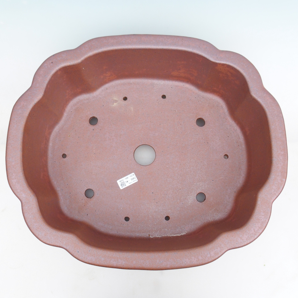 kerámia bonsai tál 51 x 44 x 15,5 cm , fém színű - CSAK SZEMÉLYES ELSZÁLLÍTÁS vagy raklapos szállítás