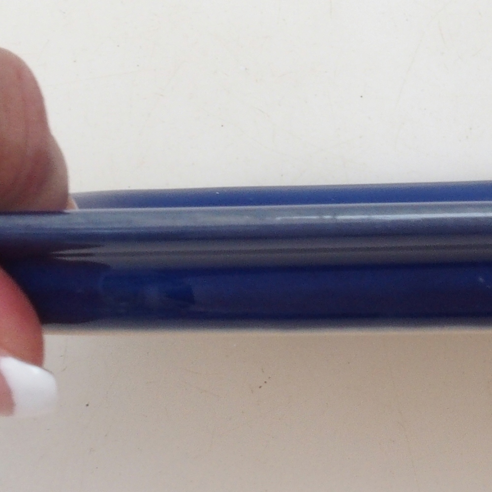 Kerámia tál H02 - 17,5 x 12 x 1 cm - kék