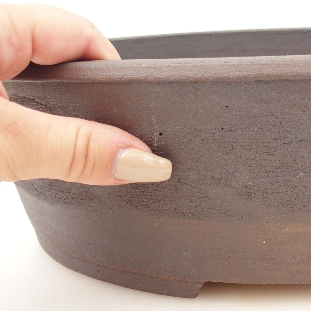 Bonsai tál 33 x 26 x 9 cm , barna színű