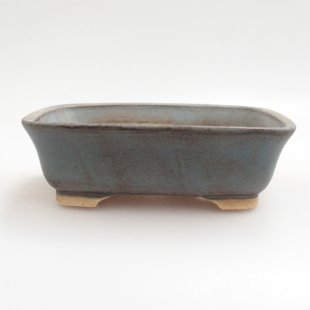 kerámia bonsai tál 10 x 8,5 x 4 cm, barna