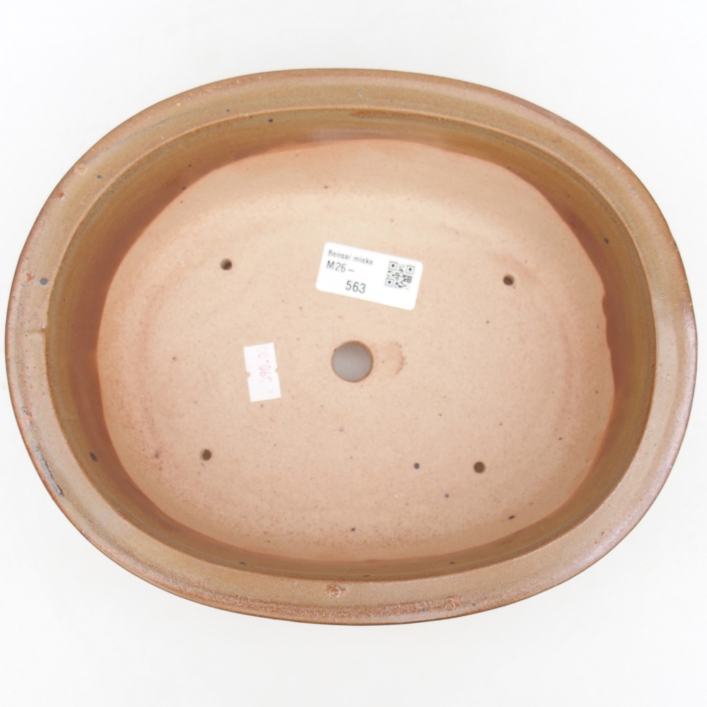 kerámia bonsai tál 23 x 19 x 7 cm, barna