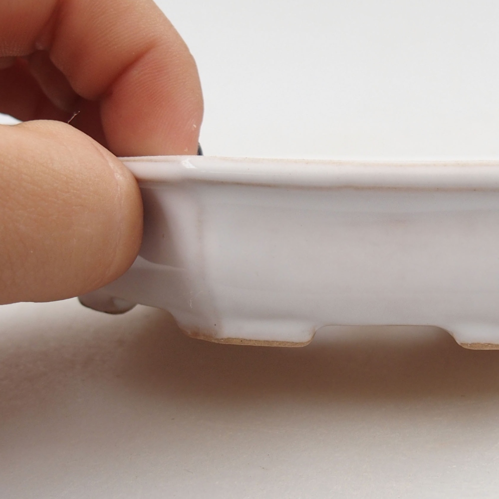 kerámia bonsai tál 22 x 17 x 5 cm, zöld