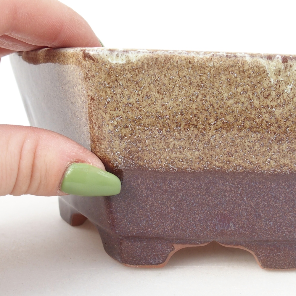 Tál 15,5 x 14 x 6,5 cm szín bordó barna