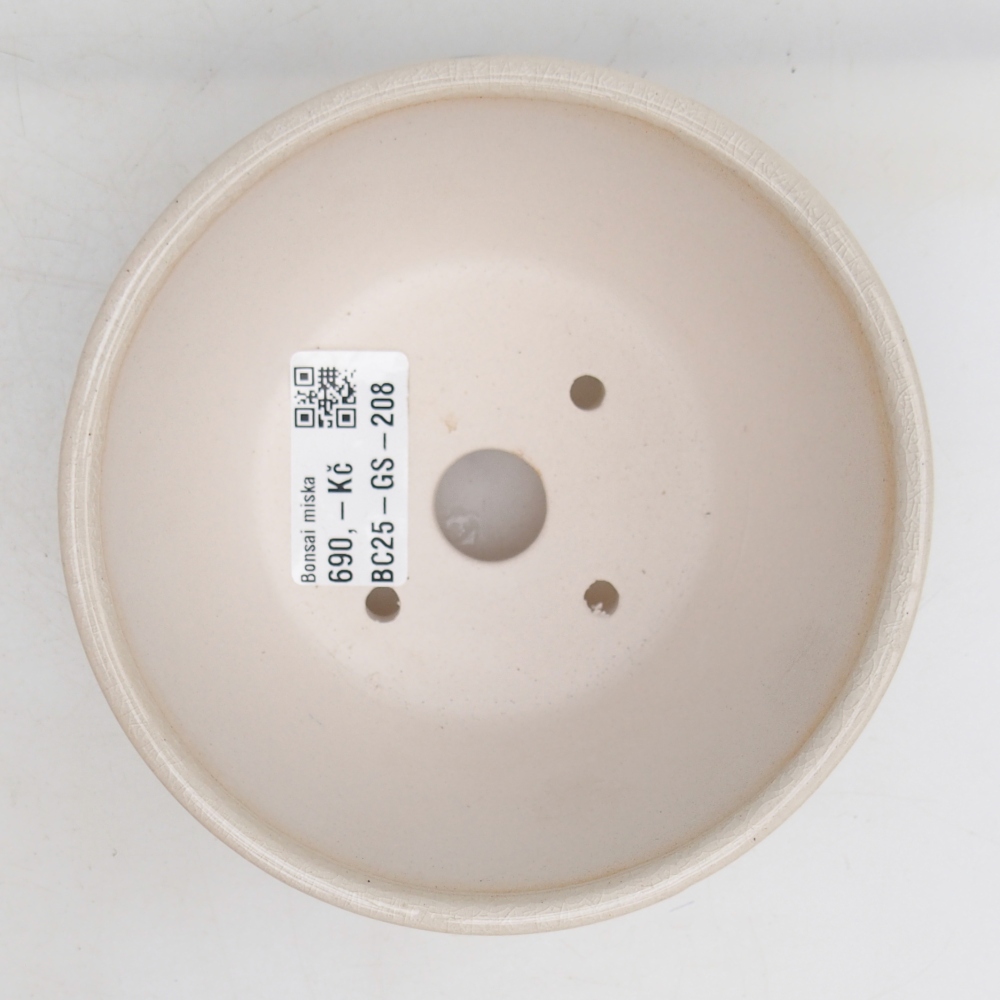 kerámia bonsai tál 12 x 12 x 6,5 cm, kék-fehér színben