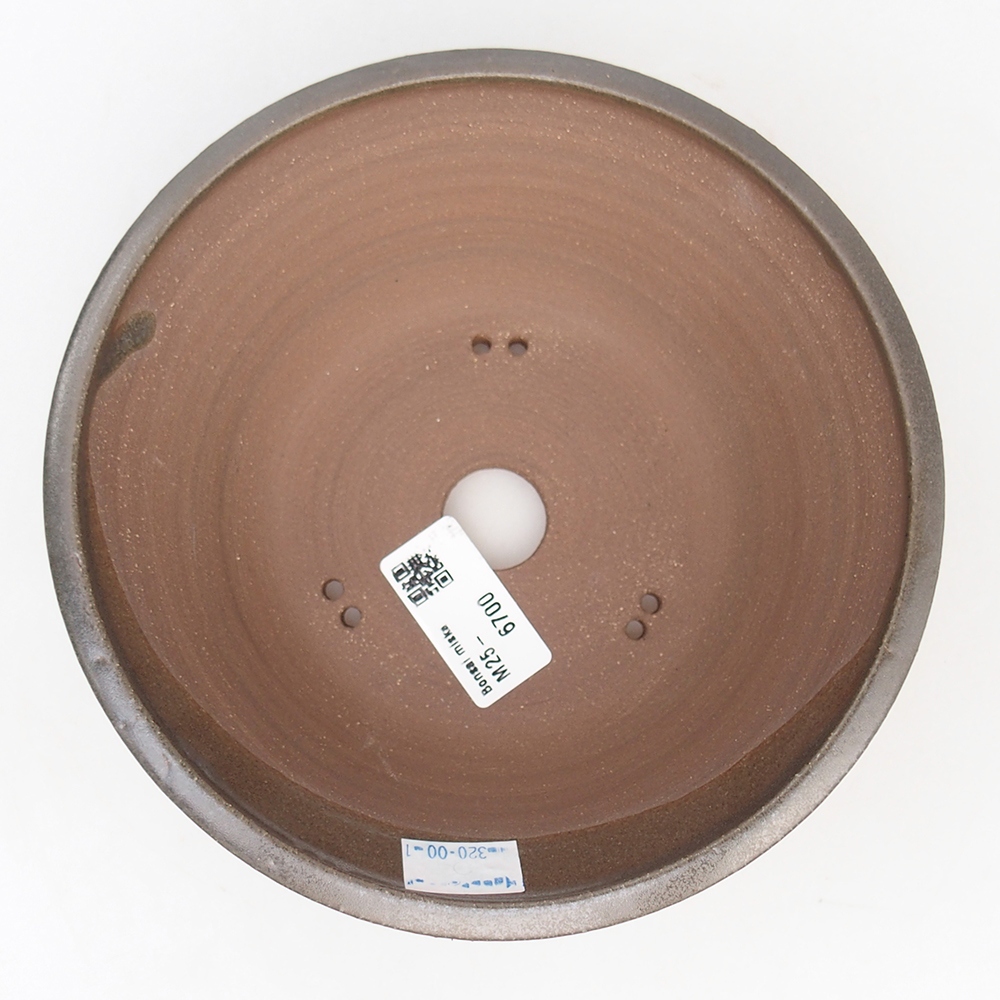 Kerámia bonsai tál 17,5 x 17,5 x 6 cm, fém színben