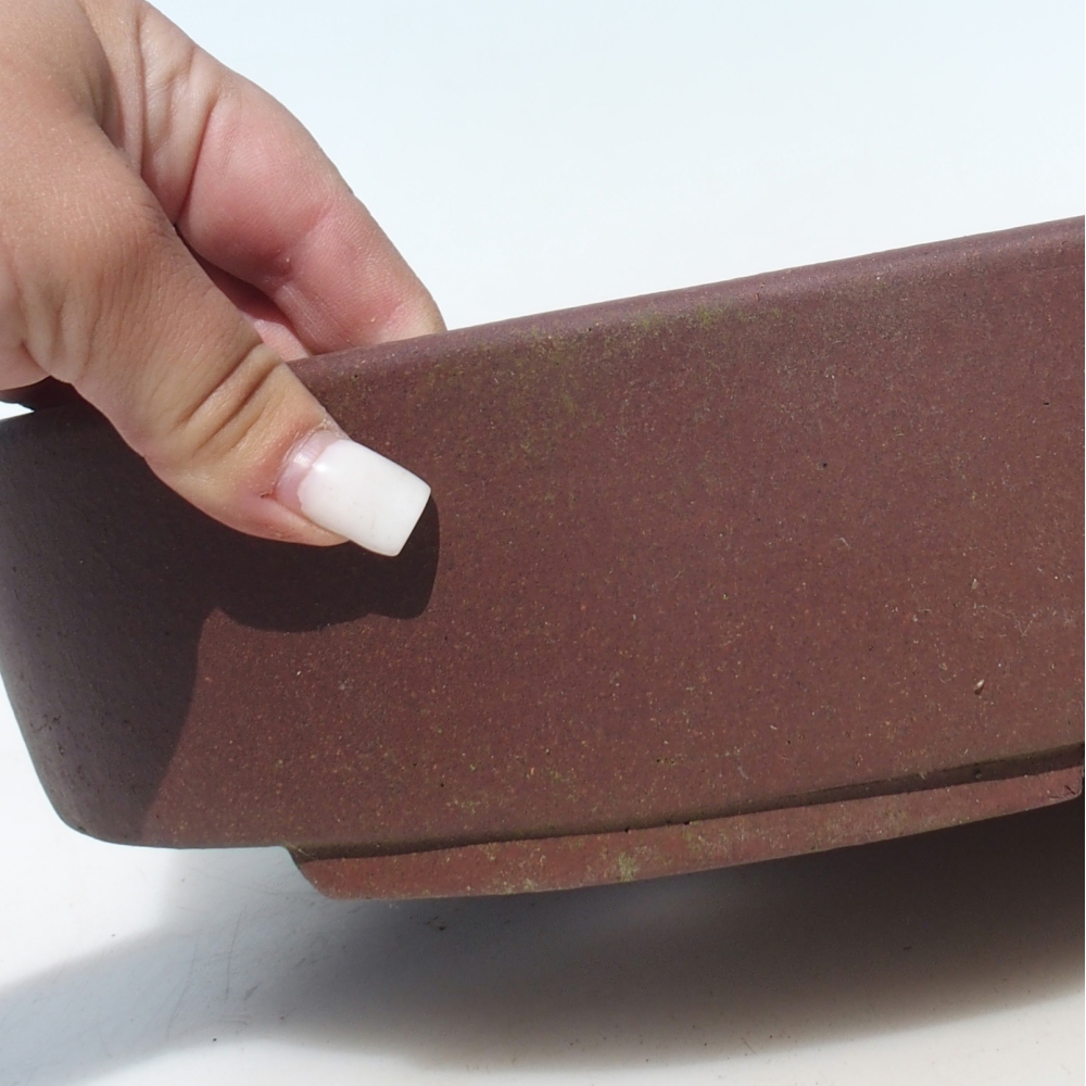 Bonsai tálka 40 x 30,5 x 7,5 cm - barna