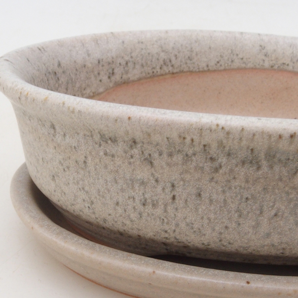 Bonsai tál + csészealj H04 - bézs