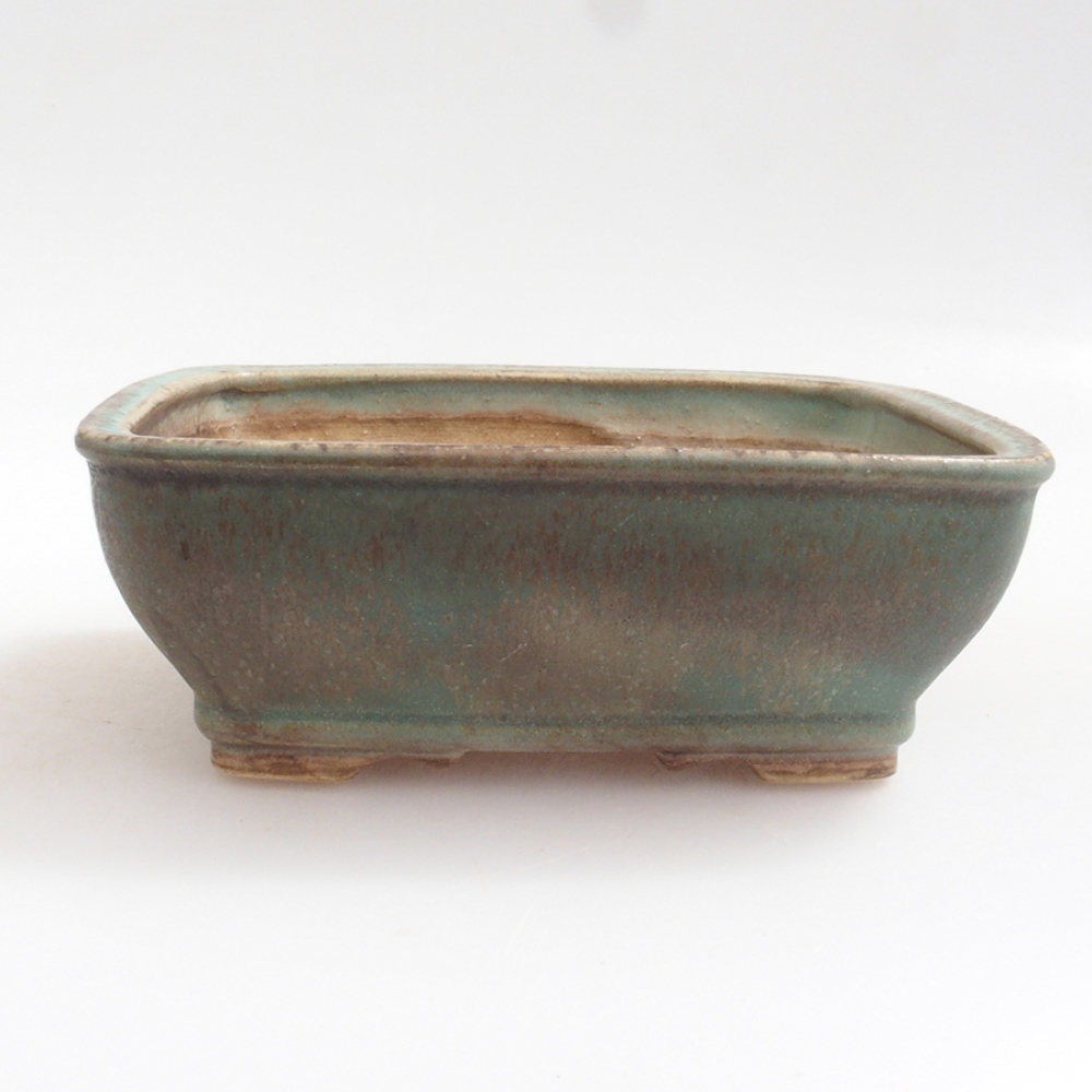 kerámia bonsai tál 10 x 8,5 x 4 cm, barna