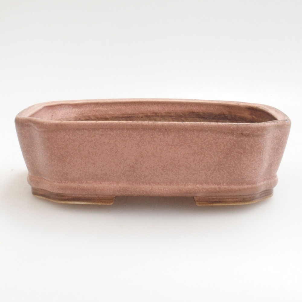 kerámia bonsai tál 10 x 8,5 x 4 cm, barna
