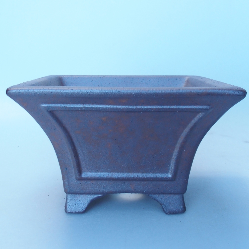 Tál 15 x 15 x 9,5 cm barna színben