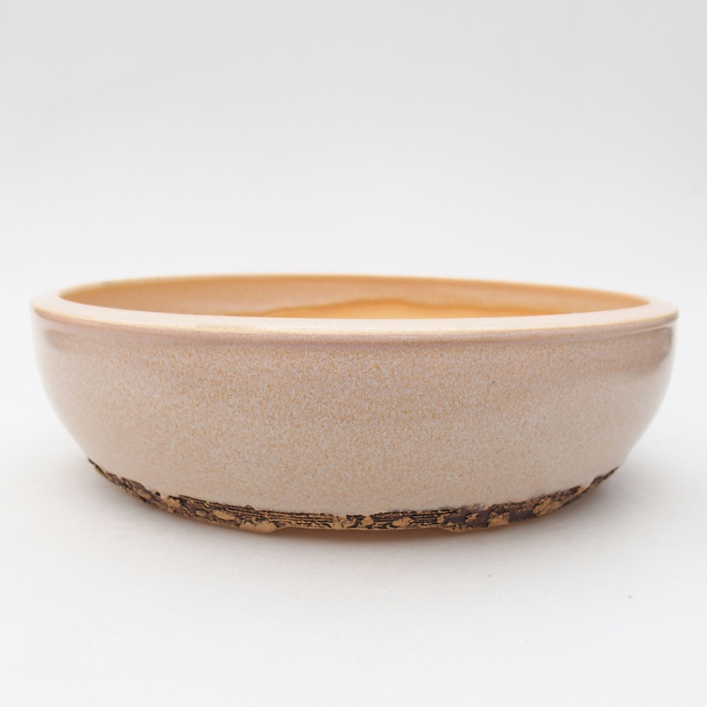 kerámia bonsai tál 22 x 22 x 6 cm, rózsaszínű