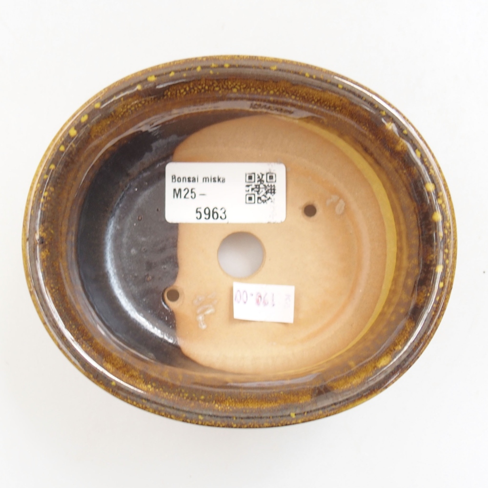 kerámia bonsai tál 22 x 17 x 5 cm, zöld