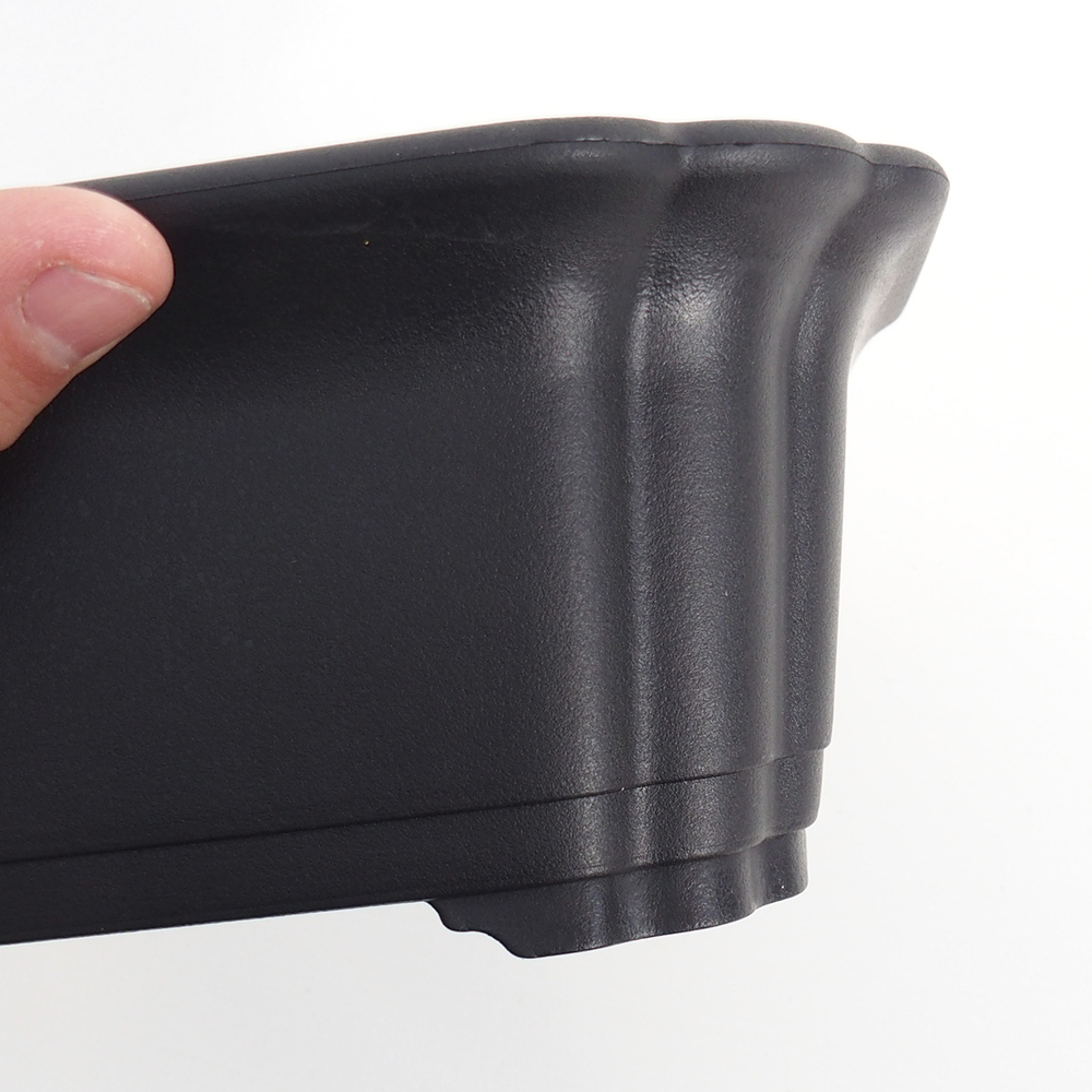 Műanyag tál MP-17 - 24 x 18,5 x 8,5 cm fekete