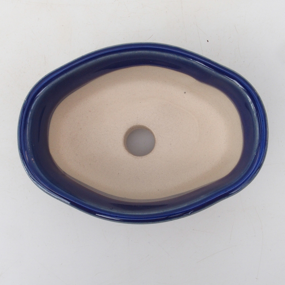 Bonsai tál H05 - 11 x 8 x 4 cm. - kék