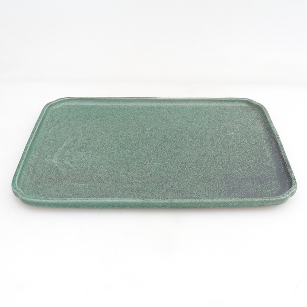 Kerámia tál H07 - 28 x 19 x 1,5 cm - barna