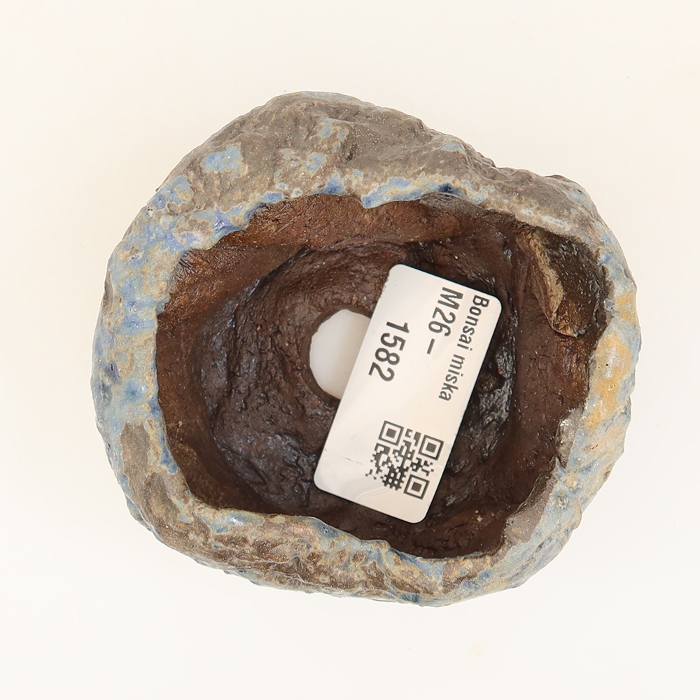 Kerámia héj  6 x 5 x 5 cm, kék színű