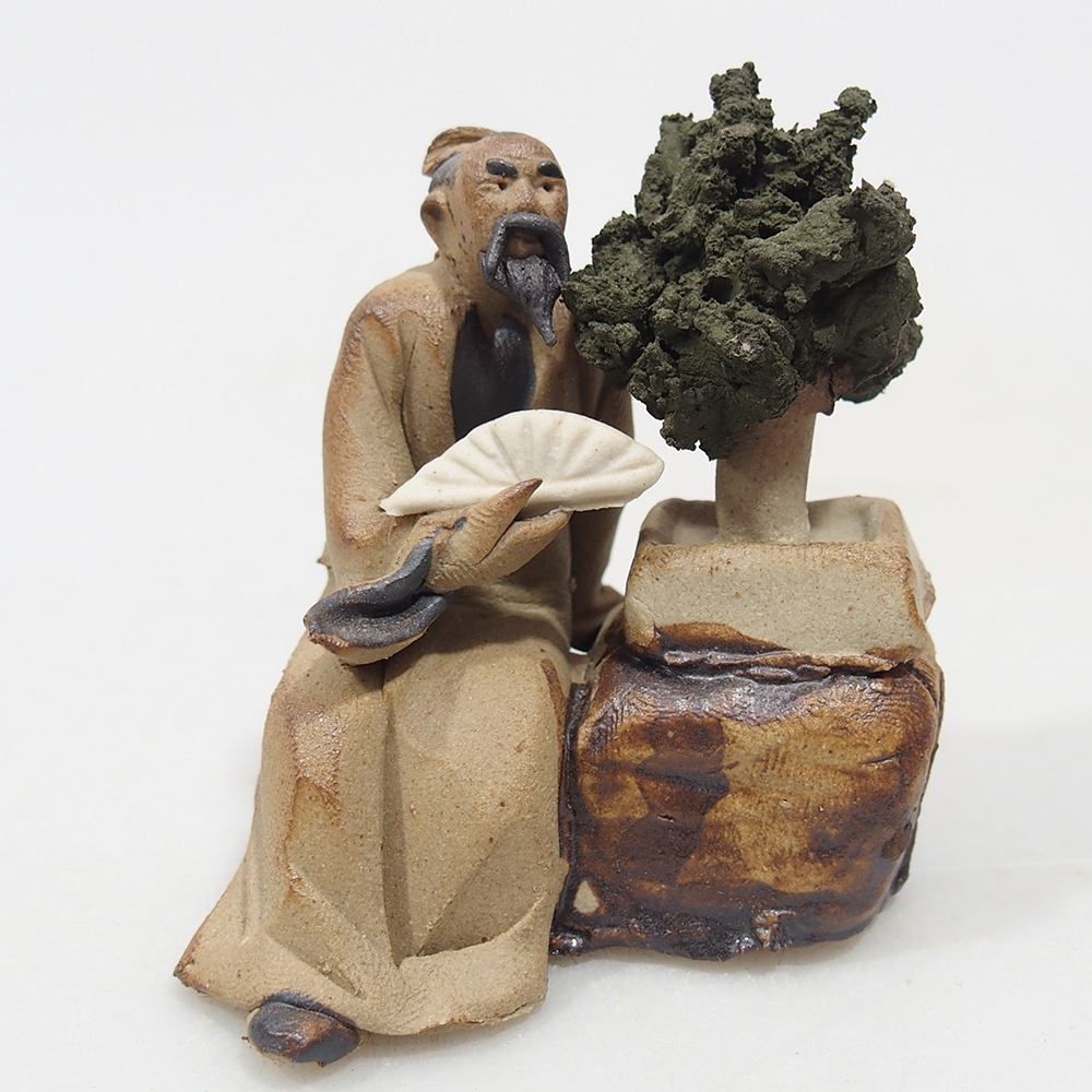 Kerámia figura - Bonsaiista