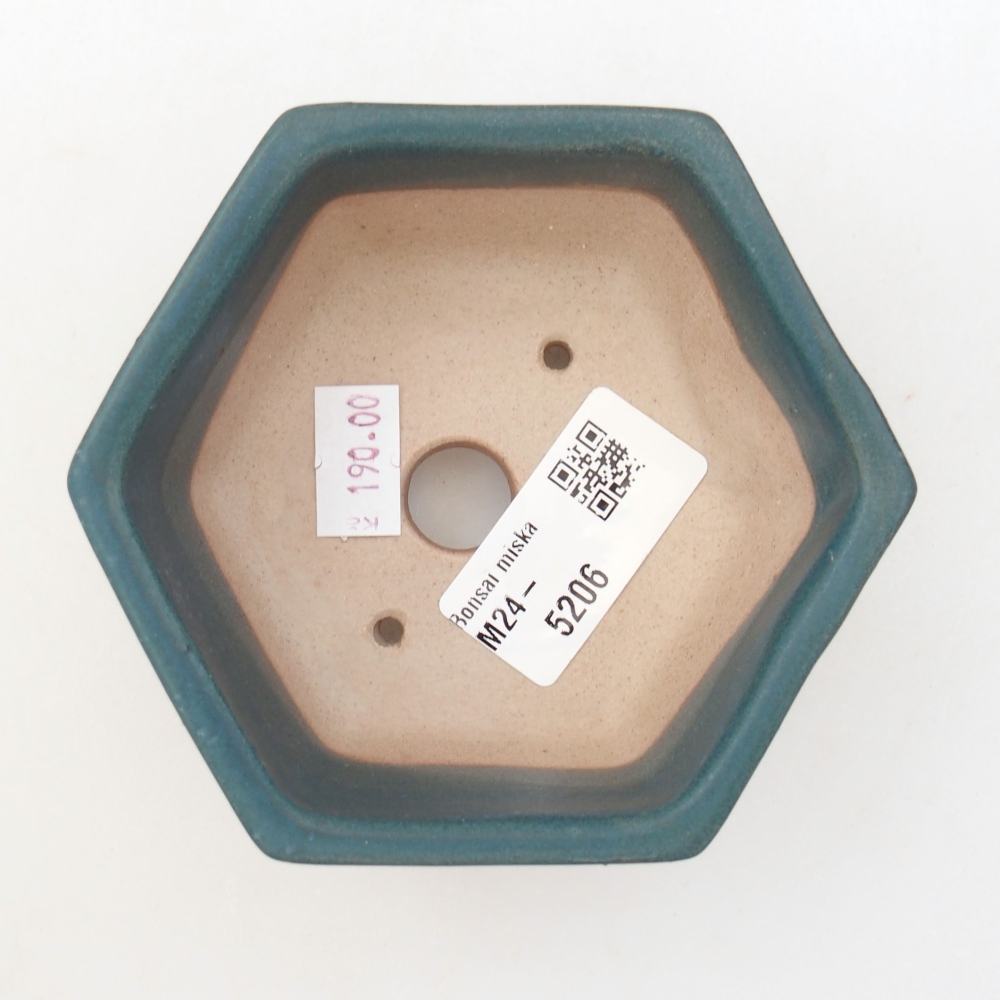 kerámia bonsai tál 10 x 9 x 5 cm, kék színben