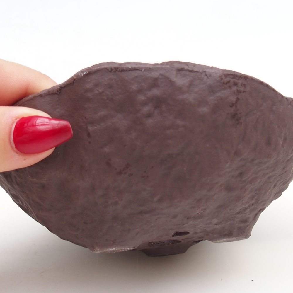 Kerámia kagyló 13 x 13 x 5,5 cm , színe barna