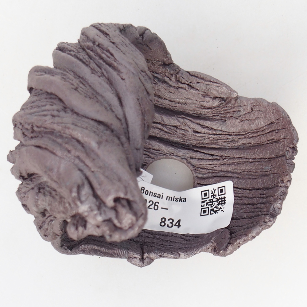 Kerámia kagyló 9,5 x 8 x 11,5 cm , fémes színű