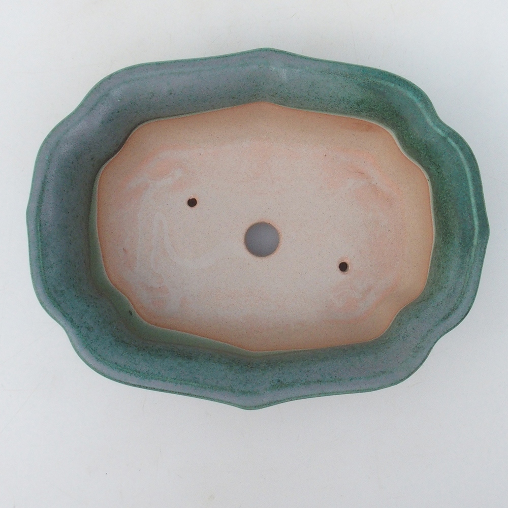 Bonsai tál H51 - 18 x 14 x 5 cm. - zöld