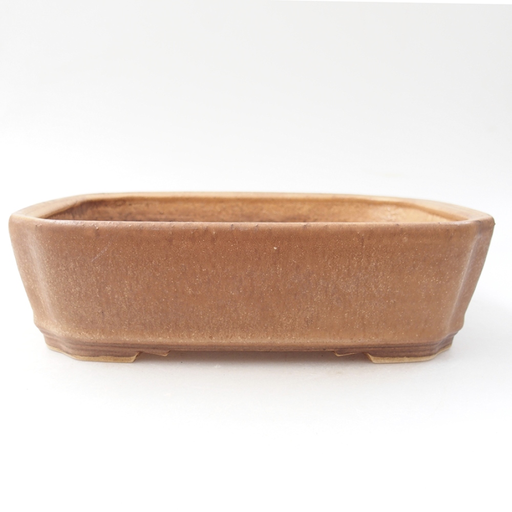 kerámia bonsai tál 21 x 18 x 6 cm, rózsaszínű