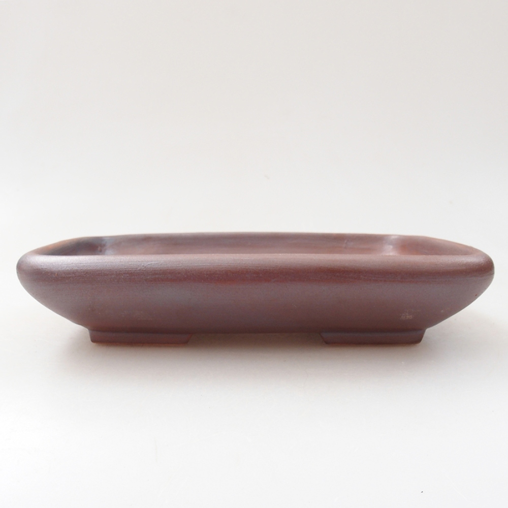 Kerámia bonsai tál 17 x 13,5 x 3,5 cm, fém színben