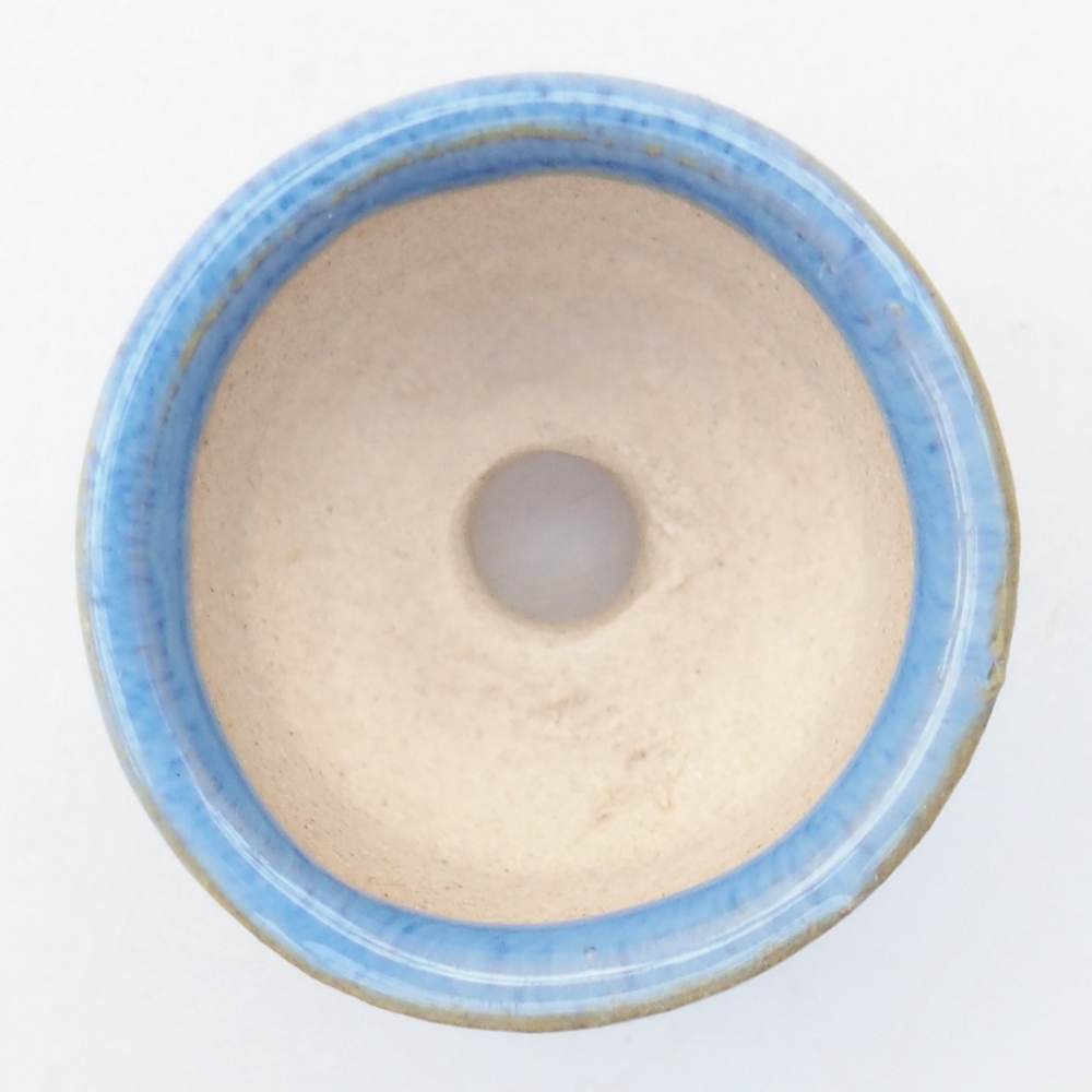 Mini bonsai tál 3 x 3 x 2 cm, kék