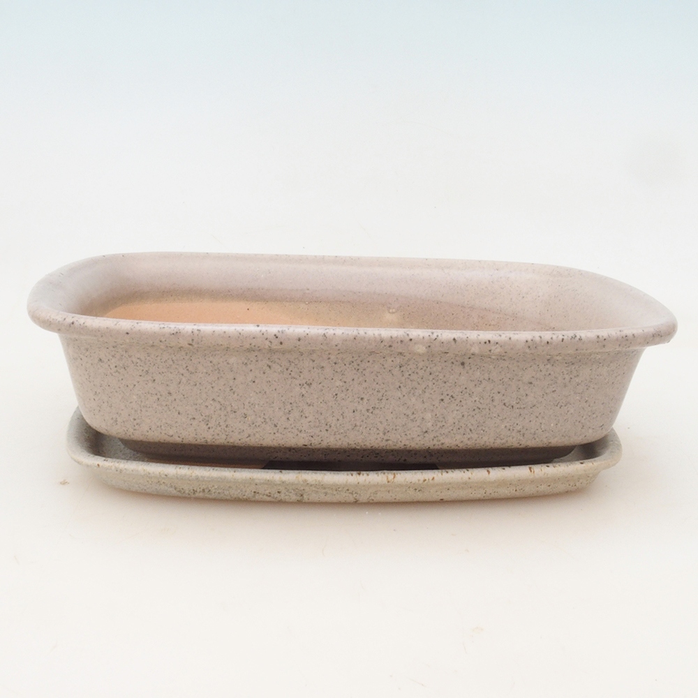 Bonsai tál + csészealj H02 - bézs