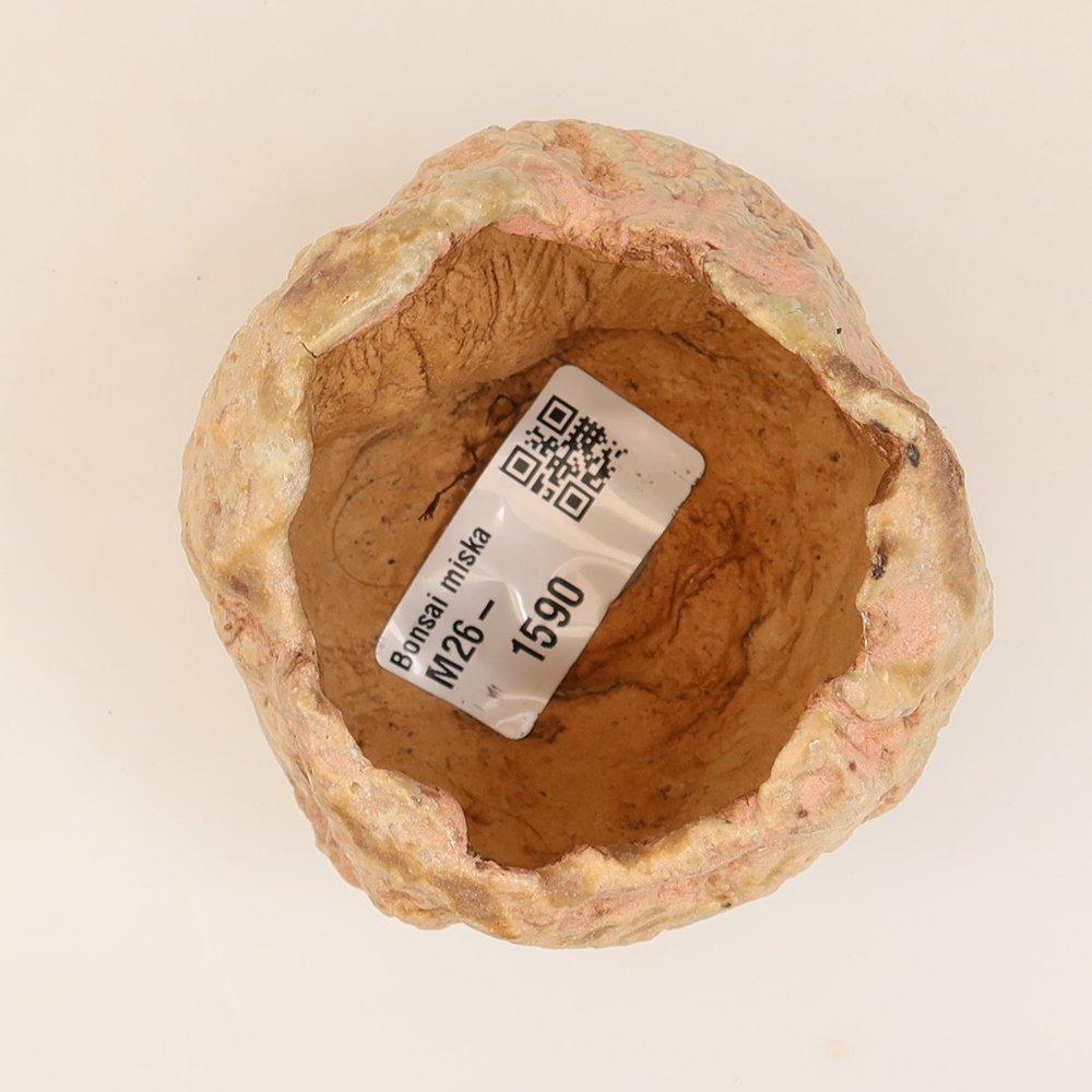 Kerámia kagyló 5 x 5 x 6 cm , rózsaszín színben